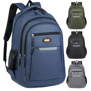 Men’s High Quality Fashion Backpack Large Capacity Durable PC Waterproof Zipper for Business Travel Outdoor Commuting Backpack
