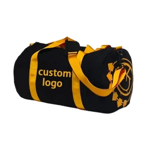 Men’s High Quality Waterproof Polyester Tote Gym Bag Travel Bag Large Capacity with Zipper Closure Custom Logo Fashion Design