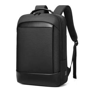 Men’s High-end Business Computer Backpack Oxford Cloth Large Capacity Travel Bag Business Trip Customized Logo Zipper Waterproof