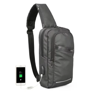 Men’s Korean Style Large-Capacity Chest Bag Business and Leisure Multi-Function Travel Bag