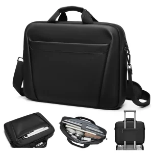 Men’s Laptop Bag with YKK Zipper Portable 16 Inch Notebook Shoulder Bag Waterproof Crossbody Sling Laptop Bags