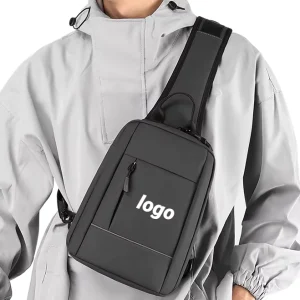 Men’s Large Capacity Business Messenger Crossbody Bag with Multifunctional Pockets