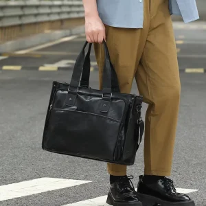 Men’s Large Capacity Handbag Multi Functional Laptop Bag for Short Trips Travel Sports Gym Bag