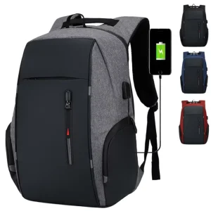 Men’s Large Capacity Multifunctional USB Business Backpack Customizable Laptop Bag Custom Backpack with Logo