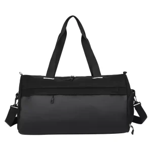 Men’s Large Capacity Oxford Gym Bag Wet Dry Separation Sports Training Luggage Business Travel Bag with Free Basketball