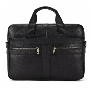 Men’s Large Capacity Portable Briefcase Essential for Business Trips Shoulder Crossbody Laptop Bag
