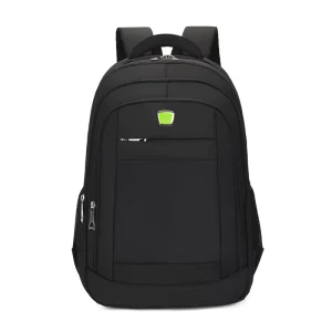 Men’s Large Capacity Waterproof Backpack Simple Fashionable Design for College Travel School Use Zipper for Computer Storage