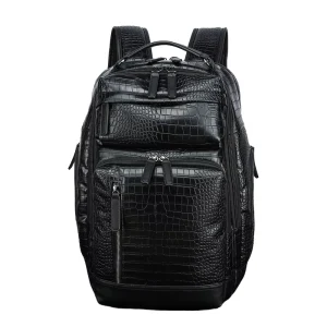 Men’s Large Capacity Waterproof Backpack for Business Leisure Outdoor Travel Computer Bag
