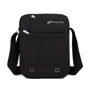 Men’s Large Fashion Waterproof Nylon Crossbody Sling Bag Custom Logo Letter Lightweight Durable High Quality