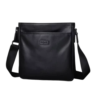 Mens Leather Shoulder Bag Genuine Leather Tennis Sling Shoulder Messenger Bag Multi Functional Design Your Own Bag