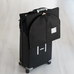 Men’s Leather Suit Garment Bag Custom Logo Waterproof Foldable Travel Storage Durable Oxford Fabric Hanging Design Dustproof