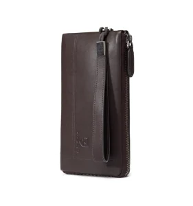 Men’s Leisure Business Soft Genuine Leather Clutch Purse Men’s Handbag Large Capacity Handbag