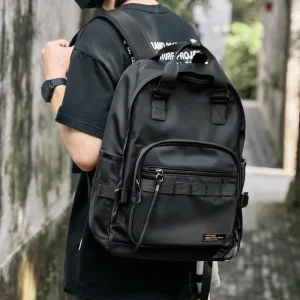 Men’s Lightweight Backpack Men’s School Daily Travel Laptop Backpack Bag