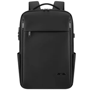 Men’s Lightweight Business Waterproof Backpack Password Anti-Theft Laptop Bag