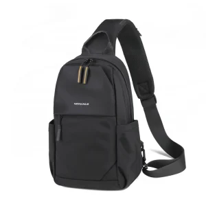 Men’s Lightweight Large Capacity Waterproof Sports Crossbody Business Casual Daily Travel Multifunctional Chest Bag