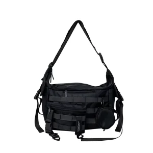 Men’s Lightweight Travel Bag Large Capacity Water Resistant Fabric Business Style for Daily Office Use Zipper