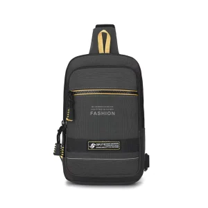 Men’s Lightweight Waterproof Chest Bag for Jogging and Walking Custom Casual Sports Fashion for Outdoor Activities
