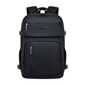Men’s Luxury Business Backpack Nylon Zipper Breathable Laptop Compartment Large Capacity Lightweight Durable Travel Bag