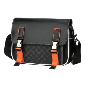Men’s Luxury Style Designer Messenger Bag Big Size Fashion Leather Shoulder Bag
