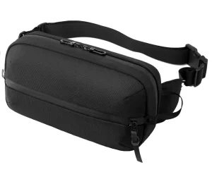 Men’s Messenger Bag Waterproof Geometric Pattern Durable Oxford Crossbody Bag