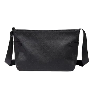 Men’s Microfiber Synthetic Leather Casual Water-Repellent Anti-Theft Lightweight Sling Bag Multi-Pocket Crossbody Bags