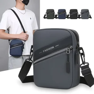 Men’s Minimalist Outdoor Shoulder Bag Portable Lightweight Casual Crossbody Bag Daily Phone Bag