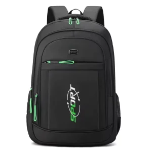 Men’s Minimalist Waterproof Oxford Eco-Friendly Lightweight School Backpack College Students Durable Travel Daypack