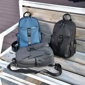 Men’s Multi Color Chest Bag with Buckle Design Fashion Casual Sling Bag for Men