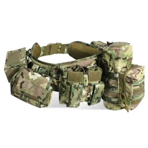 Men’s Multi-Functional Outdoor Tactical Waist Belt Universal Accessories Pack for Competitive CS Molle Equipment Sports Bag Set
