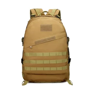 Men’s Multi Functional Tactical Backpack Waterproof Oxford Material with MOLLE Carrying System Zipper Polyester for Outdoor Use