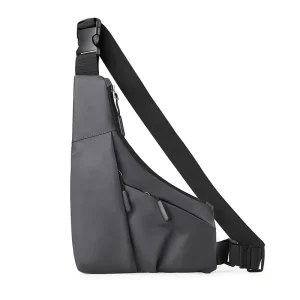 Men’s Multi Functional Waterproof Chest Bag New Trendy Triangle Fashion Shoulder Messenger Casual Versatile Style