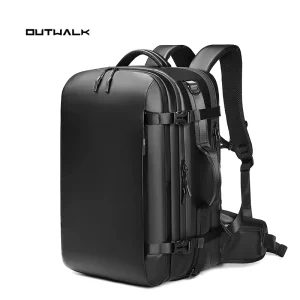 Men’s Multi functional Business Backpack Large Capacity Waterproof Oxford Cloth Travel Bag