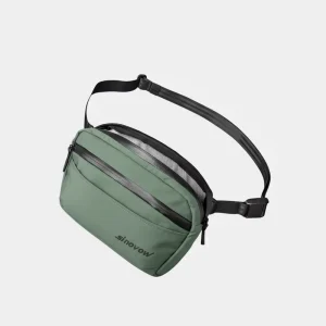 Men’s Multifunctional Nylon Waist Bag Neutral Waterproof Crossbody Design with Zipper Closure for Daily Use