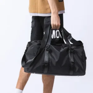 Men’s Multifunctional Travel Bag Waterproof Large Capacity Gym Bag Men’s Sports Outdoor Luggage Bag