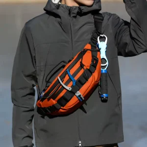 Men’s Multifunctional Waterproof Traveling Crossbody Pouch Custom Logo New Outdoor Sports Waist Bag