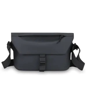 Men’s New Fashion Waterproof Chest Bag Sports Casual PU Material Crossbody Shoulder Sling Walking Customized Color Logo Lanzhao