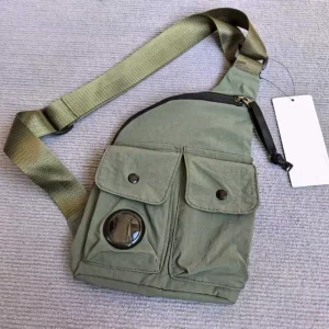 Men’s New Model Single Strap Cross Body Waterproof Mini Nylon Messenger Bag with Candy Pattern Fashion Style Shoulder Bag