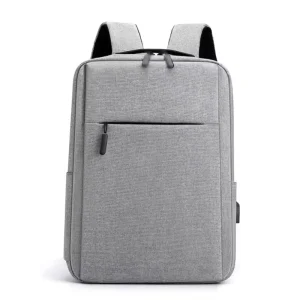 Men’s Nylon Backpack 156/14-inch Laptop Bag Polyester Large-Capacity Breathable Durable Wear-Resistant Zipper Hasp Closure