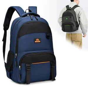 Men’s Nylon Backpack Cross-Border Business Laptop Bag Fashionable Outdoor Travel Student Schoolbag Large-Capacity Polyester