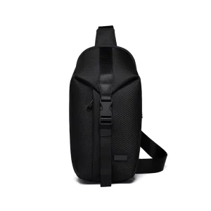 Men’s Nylon Business Travel Crossbody Sling Bag Chains Decoration Breathable Ultra Light Custom Logo Stock Available Low MOQ