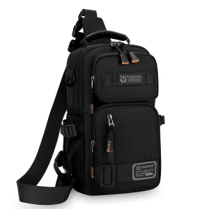 Men’s Outdoor Chest Bag Simple Versatile Single Shoulder Crossbody Waterproof Multi-functional Trendy Large Capacity Bag