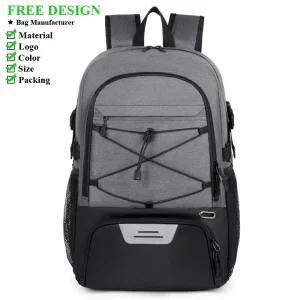 Men’s Outdoor Sports Backpack Large Capacity Basketball Backpack for Volleyball and Football Training Bag
