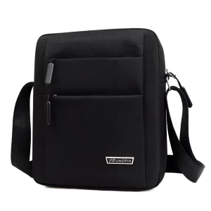 Men’s Oxford Cloth Large Capacity Casual Business Shoulder Bag Fashionable Single Big Messenger Bag