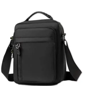 Men’s Oxford Crossbody Shoulder Bag Large Capacity Wear Resistant Urban Simplicity Style for Business & Casual Commute