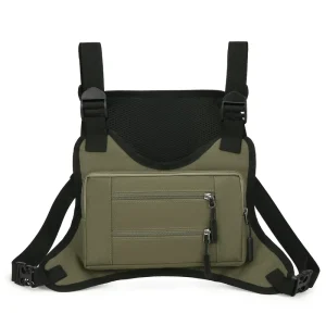 Men’s Oxford Digital Camouflage Sport Chest Bag Zipper