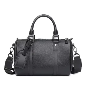 Men’s PU Handbag Crossbody Street Style Small Shoulder Bag Character Pattern