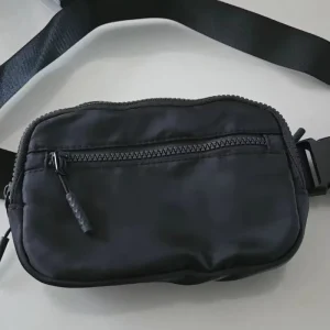 Men’s PU Leather Small Outdoor Casual Sling Belt Fanny Pack Hip Waist Bag