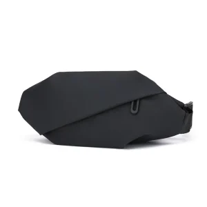 Men’s PU Waterproof Waist Bag Multifunctional Crossbody & Shoulder Sports Bag for Outdoor Use