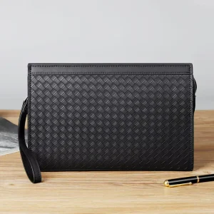 Men’s PVC Handbag Wear Resistant Clutch Bag Business Casual Envelope Bag Stock
