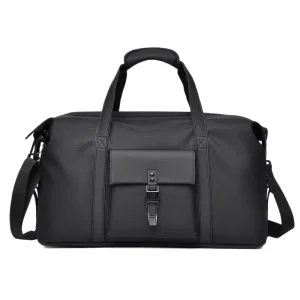 Men’s Polyester Large Capacity Waterproof Wear resistant Leisure Travel Luggage Bag Multifunctional Wet Dry Separation Handbag